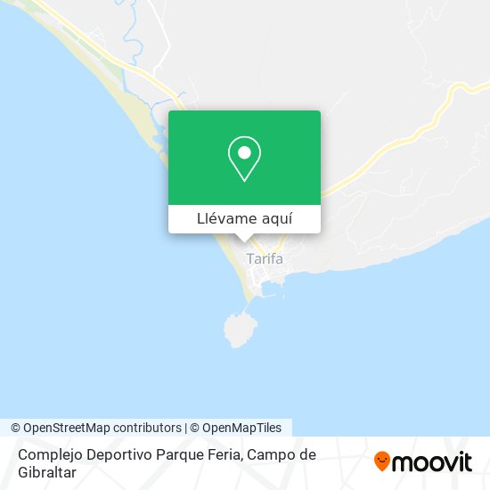 Mapa Complejo Deportivo Parque Feria