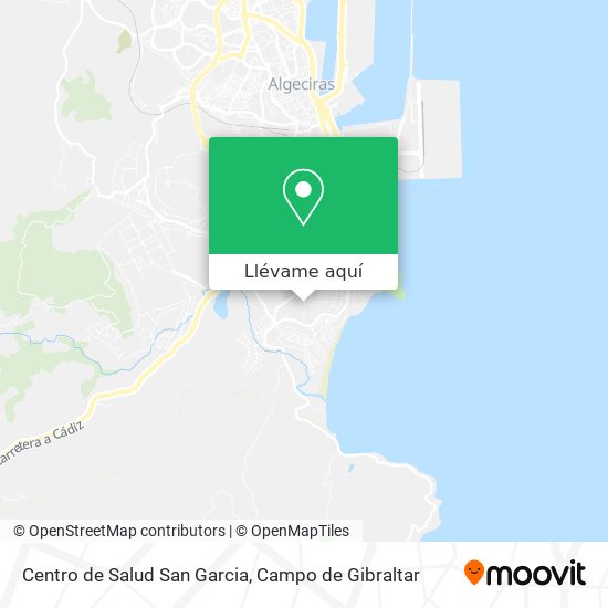 Mapa Centro de Salud San Garcia