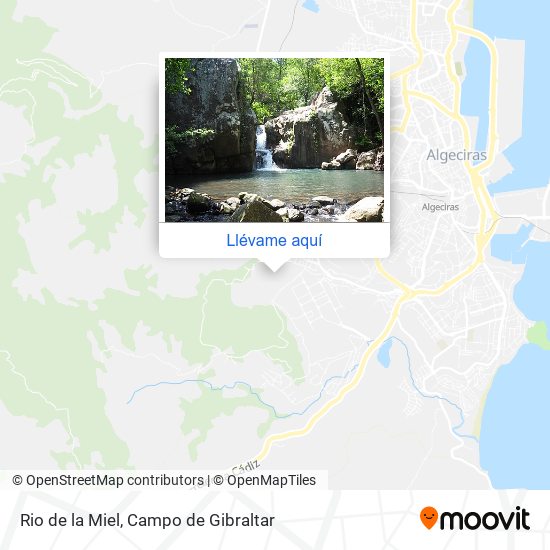 Mapa Rio de la Miel