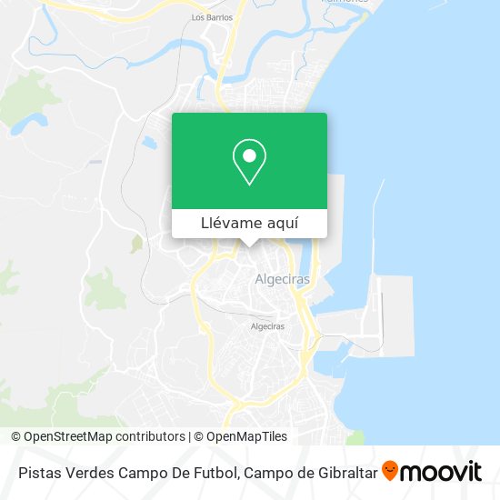 Mapa Pistas Verdes Campo De Futbol