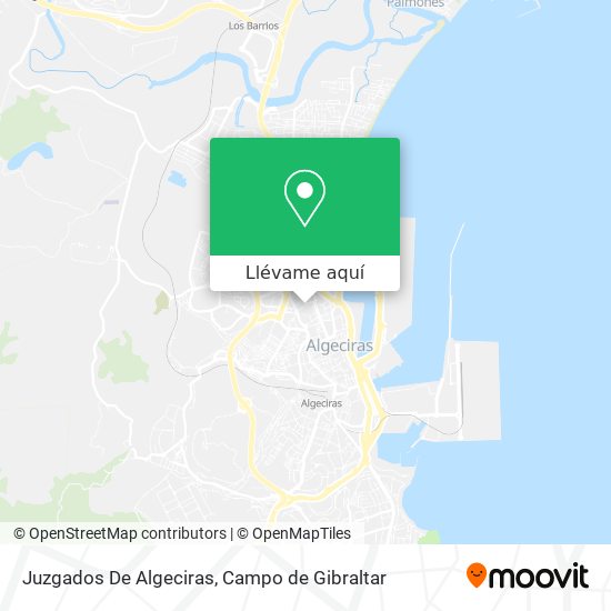 Mapa Juzgados De Algeciras