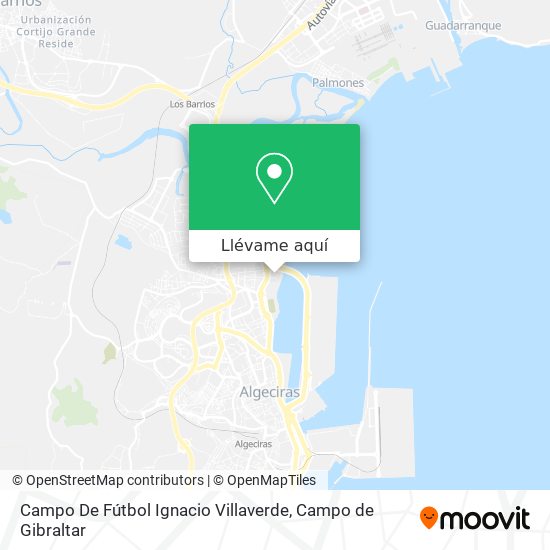 Mapa Campo De Fútbol Ignacio Villaverde