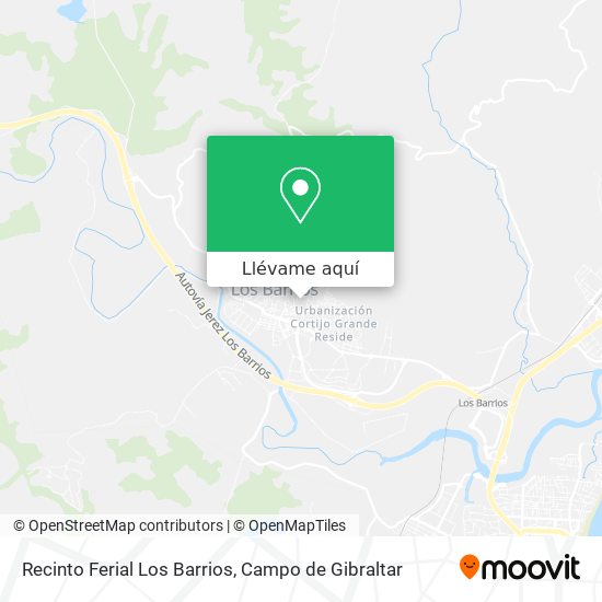 Mapa Recinto Ferial Los Barrios