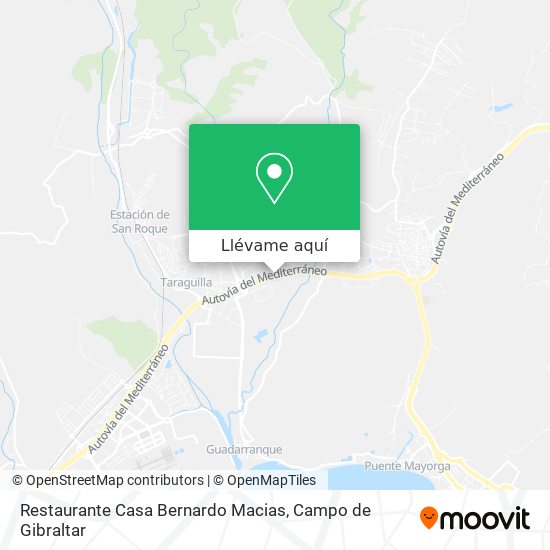Mapa Restaurante Casa Bernardo Macias