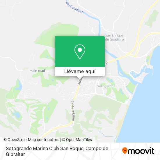 Mapa Sotogrande Marina Club San Roque