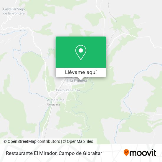 Mapa Restaurante El Mirador