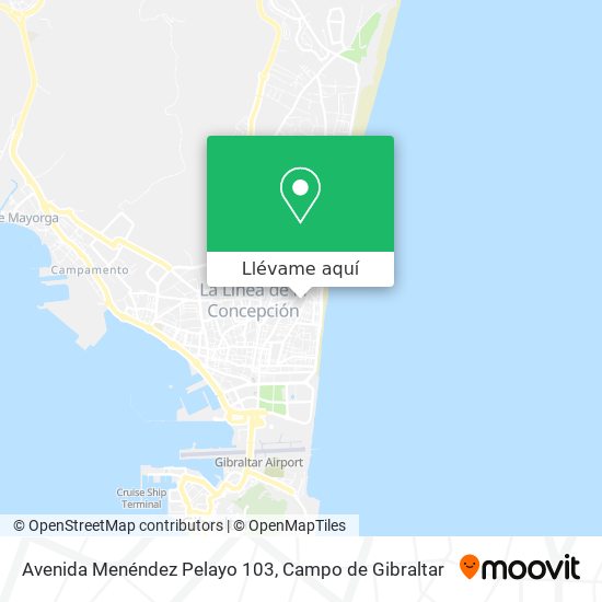 Mapa Avenida Menéndez Pelayo 103