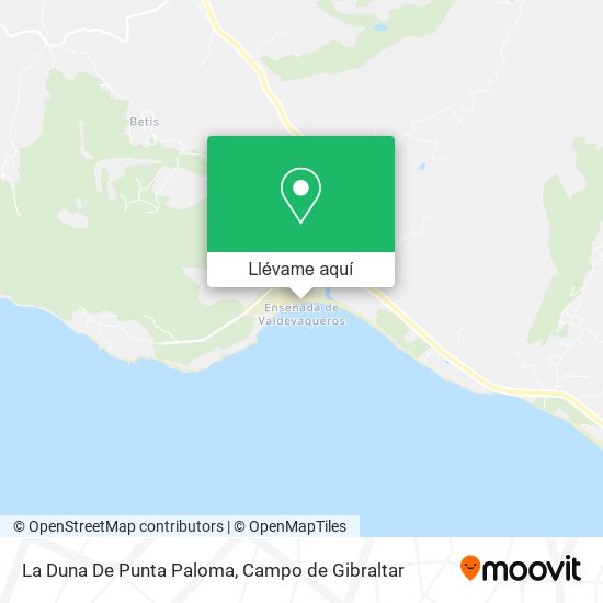 Mapa La Duna De Punta Paloma