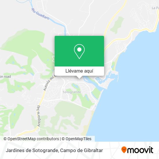 Mapa Jardines de Sotogrande