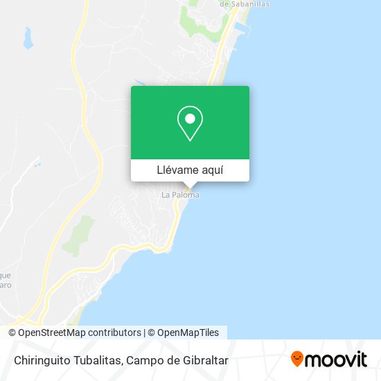 Mapa Chiringuito Tubalitas