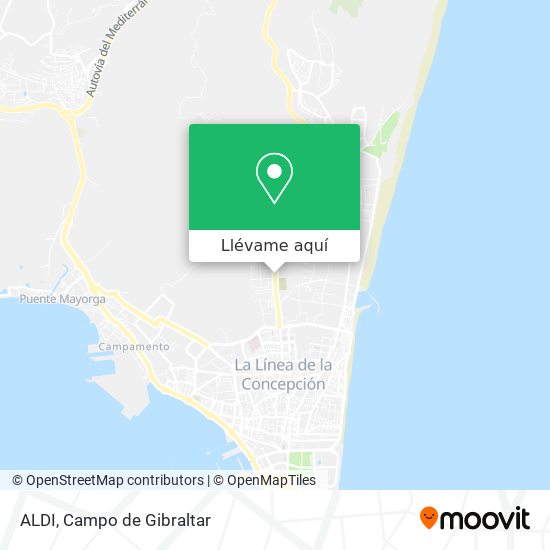 Mapa ALDI