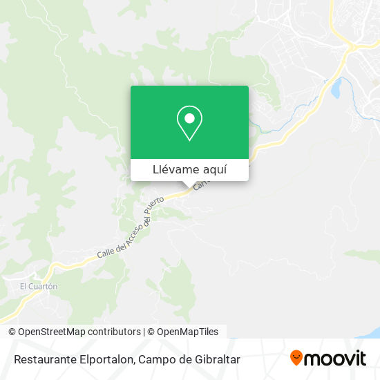 Mapa Restaurante Elportalon