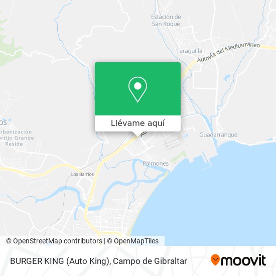 Mapa BURGER KING (Auto King)