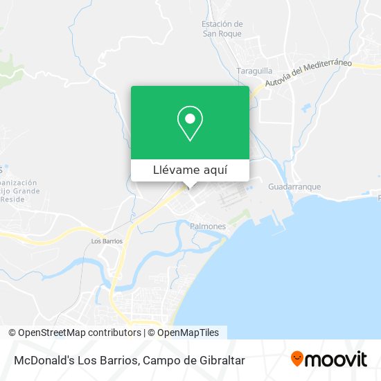 Mapa McDonald's Los Barrios