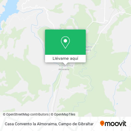 Mapa Casa Convento la Almoraima