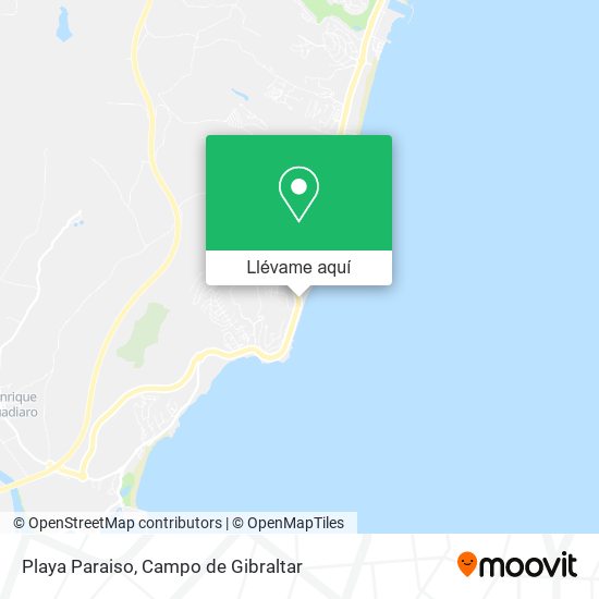 Mapa Playa Paraiso