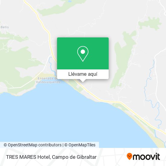 Mapa TRES MARES Hotel
