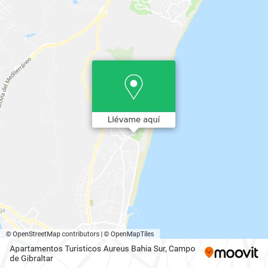 Mapa Apartamentos Turisticos Aureus Bahia Sur