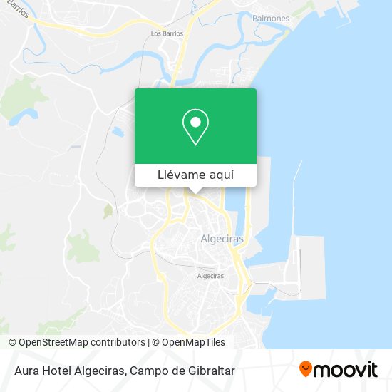 Mapa Aura Hotel Algeciras