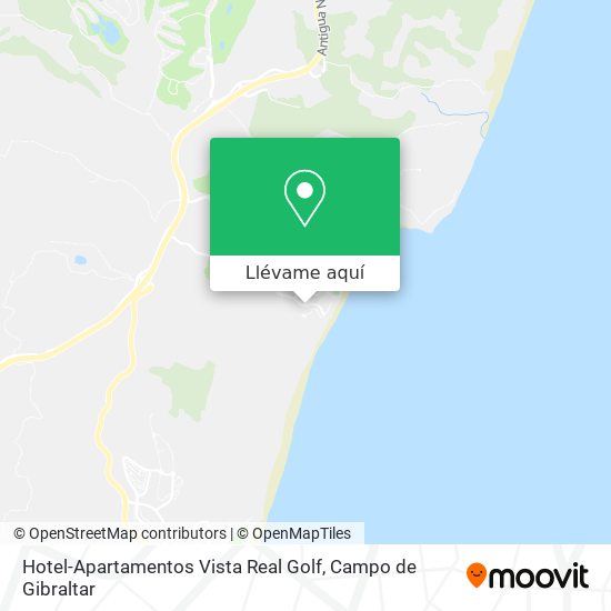 Mapa Hotel-Apartamentos Vista Real Golf