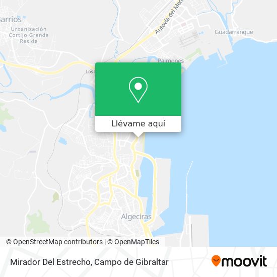 Mapa Mirador Del Estrecho