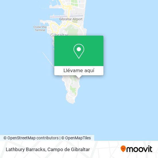 Mapa Lathbury Barracks