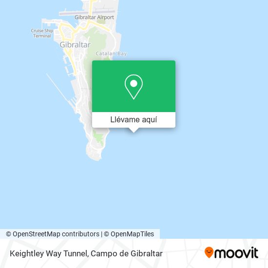 Mapa Keightley Way Tunnel
