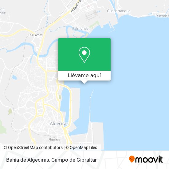 Mapa Bahía de Algeciras