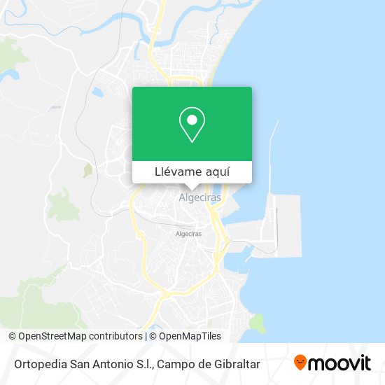 Mapa Ortopedia San Antonio S.l.