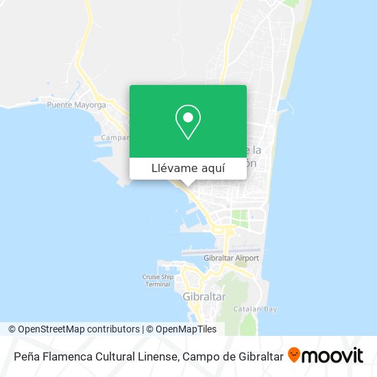 Mapa Peña Flamenca Cultural Linense