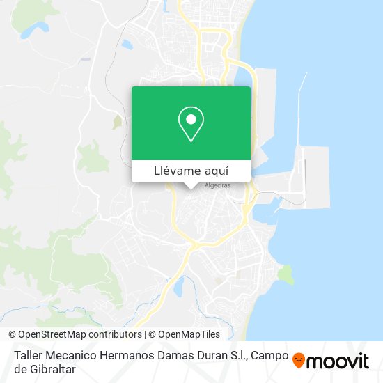 Mapa Taller Mecanico Hermanos Damas Duran S.l.