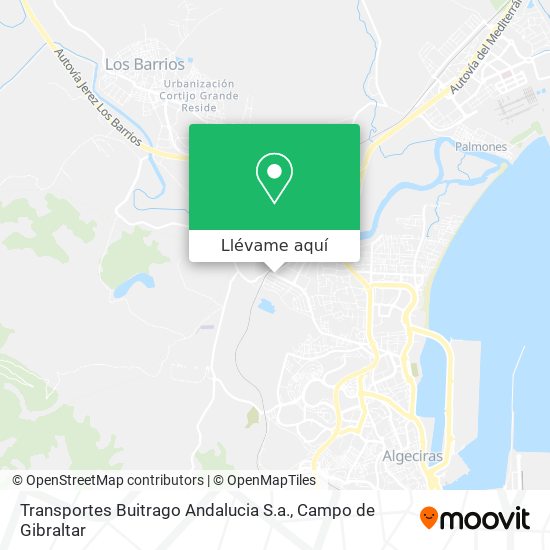 Mapa Transportes Buitrago Andalucia S.a.