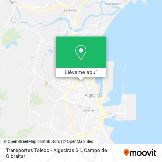 Mapa Transportes Toledo - Algeciras S.l.