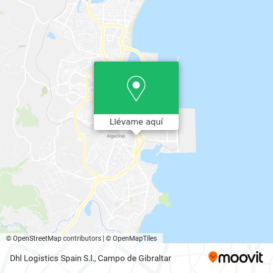 Mapa Dhl Logistics Spain S.l.