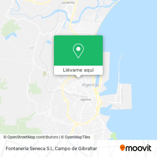 Mapa Fontaneria Seneca S.l.