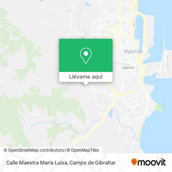 Mapa Calle Maestra María Luisa