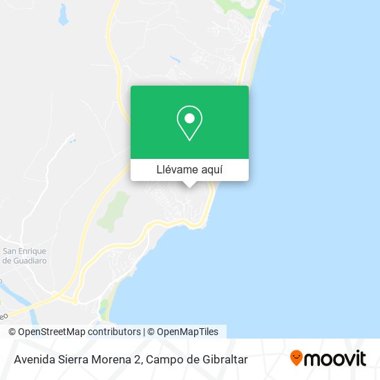 Mapa Avenida Sierra Morena 2