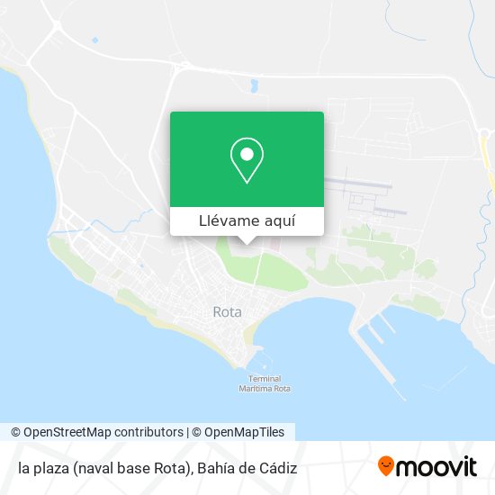 Mapa la plaza (naval base Rota)