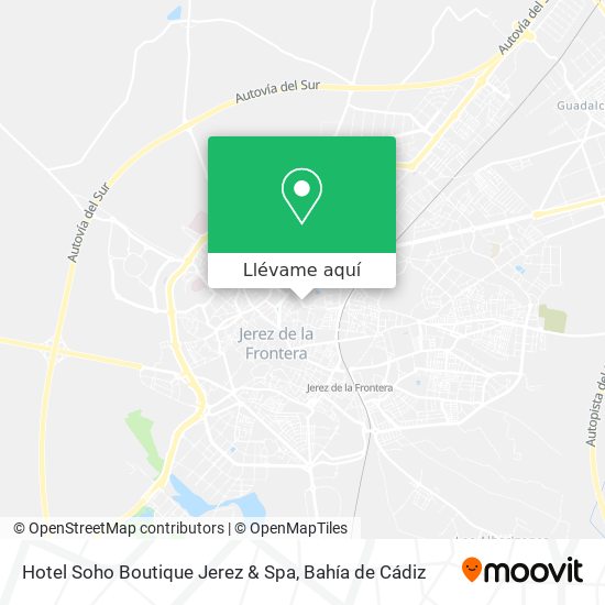 Mapa Hotel Soho Boutique Jerez & Spa