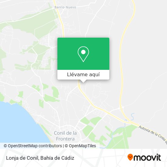 Mapa Lonja de Conil