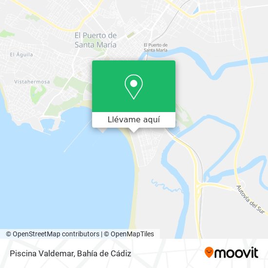 Mapa Piscina Valdemar