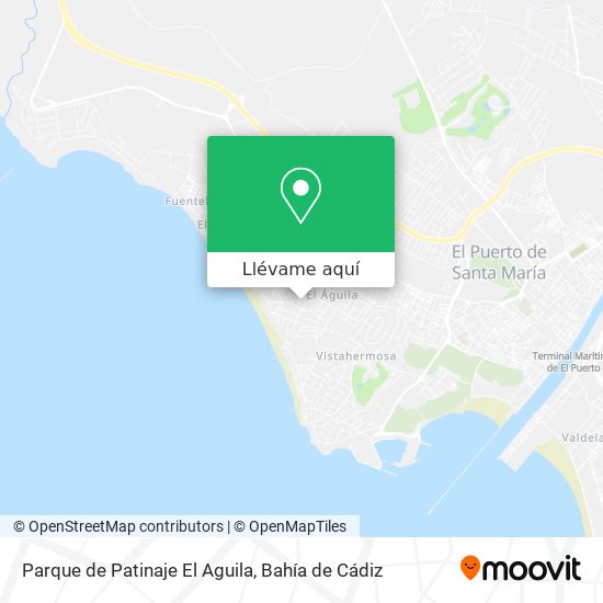 Mapa Parque de Patinaje El Aguila