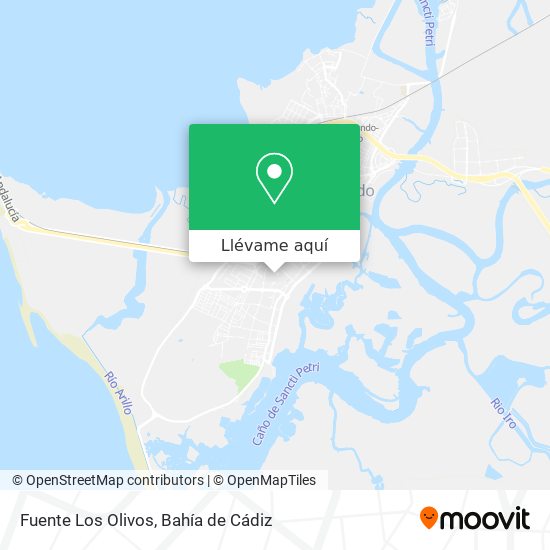 Mapa Fuente Los Olivos