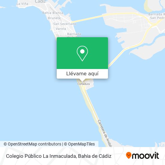 Mapa Colegio Público La Inmaculada
