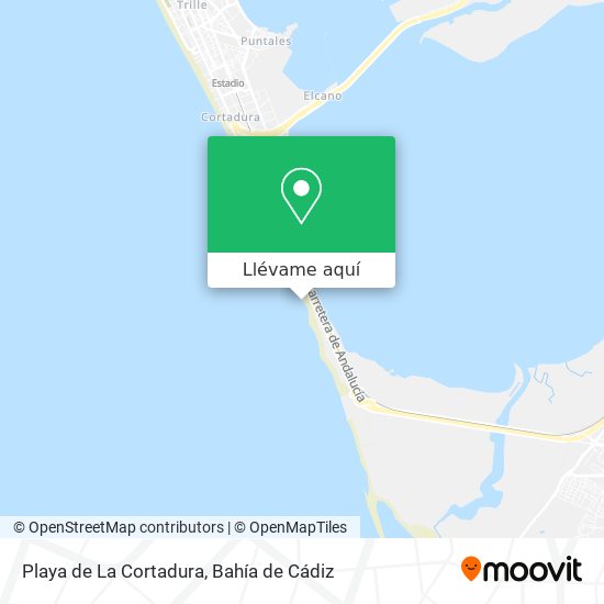 Mapa Playa de La Cortadura