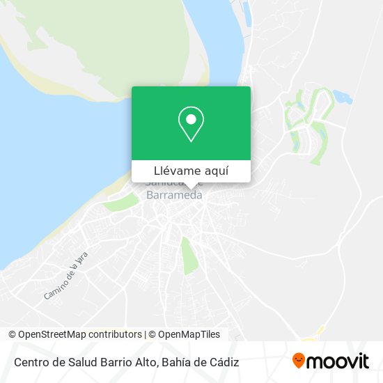 Mapa Centro de Salud Barrio Alto