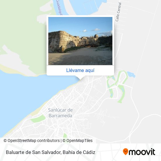 Mapa Baluarte de San Salvador