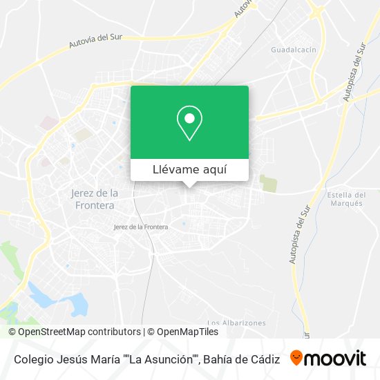 Mapa Colegio Jesús María ""La Asunción""