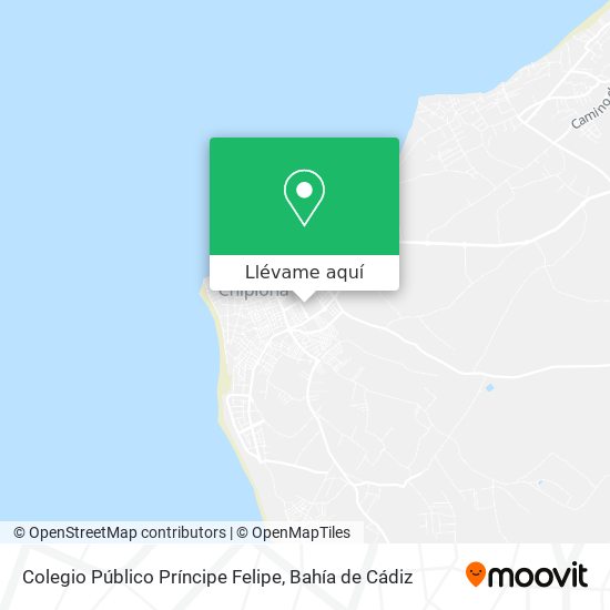 Mapa Colegio Público Príncipe Felipe