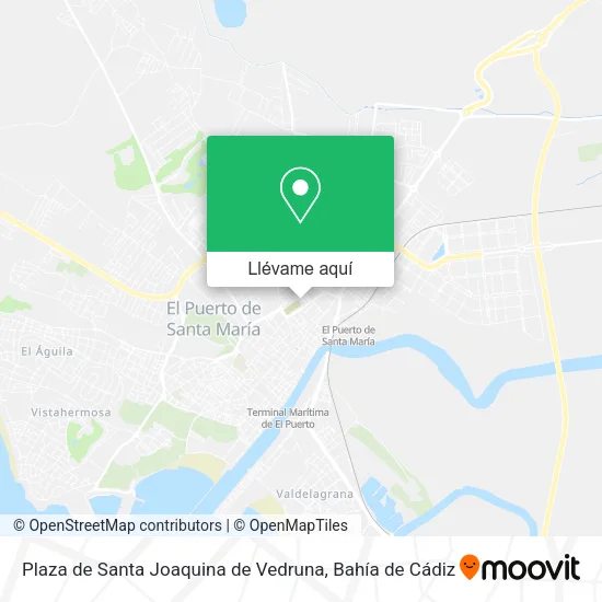 Mapa Plaza de Santa Joaquina de Vedruna